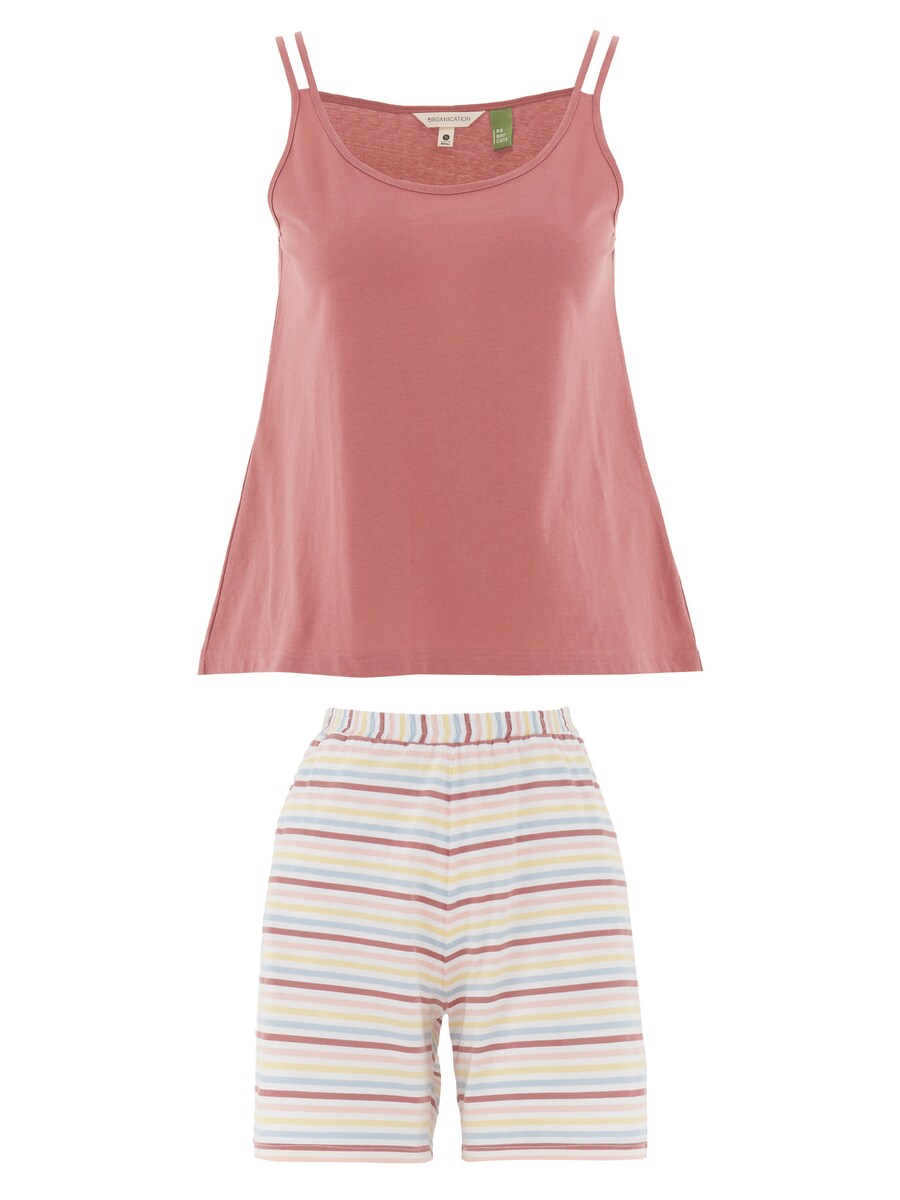 Короткий пижамный комплект Organication, темно-розовый
Короткий пижамный комплект Organication, темно-розовый
