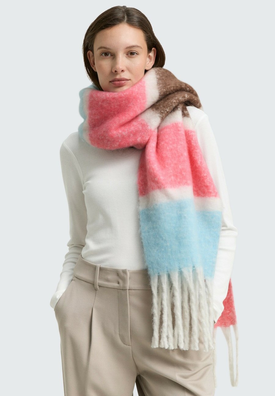 Шарф TOM TAILOR MIT STREIFENMUSTER, Pink Blue Stripe Design/Light Pink
Шарф TOM TAILOR MIT STREIFENMUSTER, Pink Blue Stripe Design/Light Pink