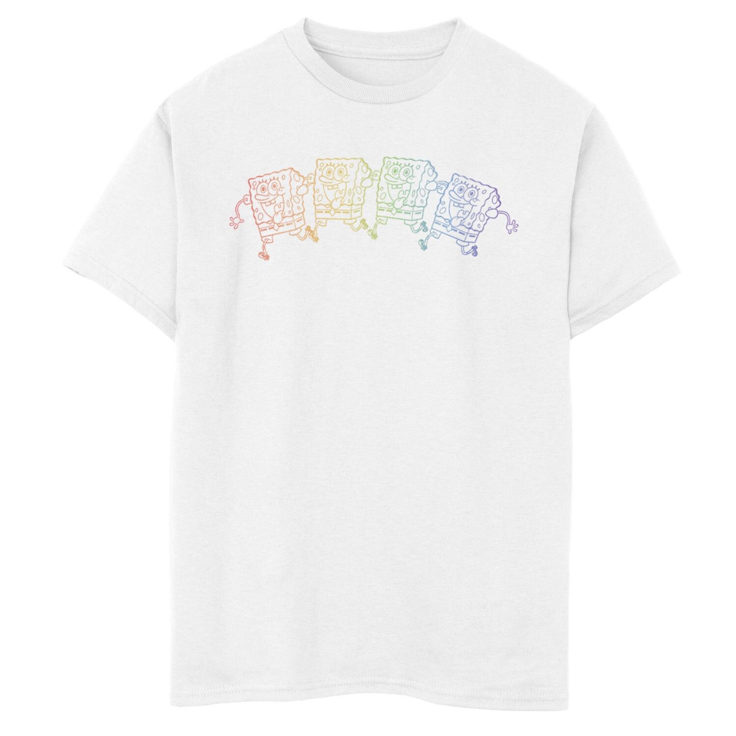 Футболка Pride с радужным контуром и графическим рисунком «Губка Боб Квадратные Штаны» для мальчиков 8–20 лет Nickelodeon
Футболка Pride с радужным контуром и графическим рисунком «Губка Боб Квадратные Штаны» для мальчиков 8–20 лет Nickelodeon