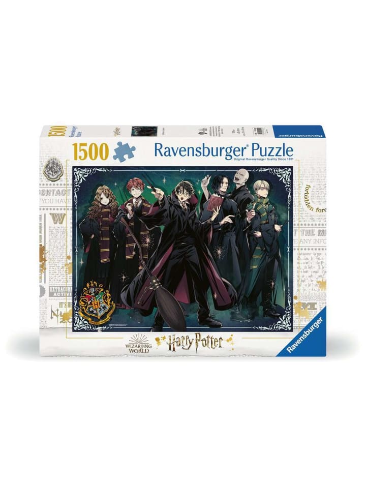 Пазл Ravensburger, 1500 деталей, Гарри Поттер: Гриффиндор против Слизерина, в красочном исполнении
Пазл Ravensburger, 1500 деталей, Гарри Поттер: Гриффиндор против Слизерина, в красочном исполнении