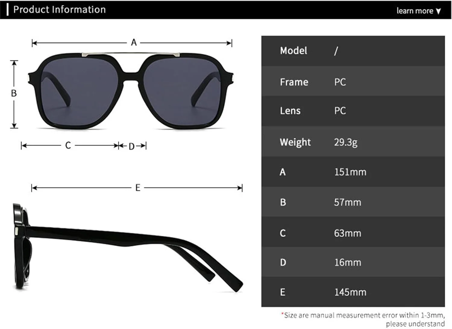 Willochra Модные солнцезащитные очки-пилот большого размера для женщин и мужчин, ретро-очки в крупной оправе с двойной перемычкой, винтажные солнцезащитные очки, C4
Willochra Модные солнцезащитные очки-пилот большого размера для женщин и мужчин, ретро-очки в крупной оправе с двойной перемычкой, винтажные солнцезащитные очки, C4