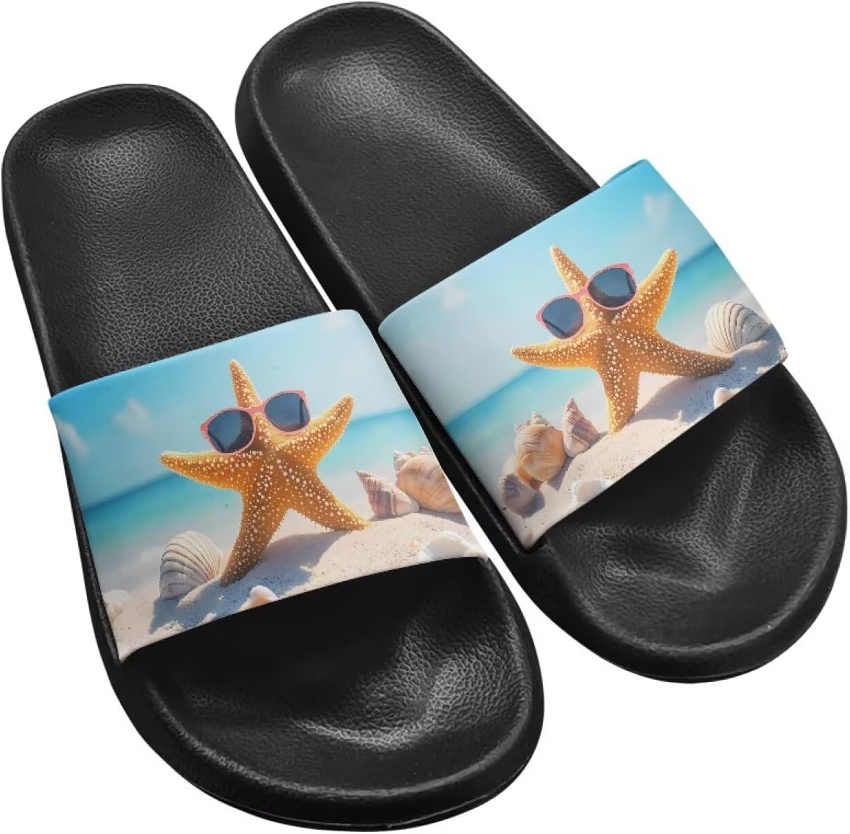 Тапочки Hechitok для женщин и мужчин, домашние тапочки, шлепанцы для душа, слайды, банные сандалии, легкие, противоскользящие, легко чистятся, Starfish Beach
Тапочки Hechitok для женщин и мужчин, домашние тапочки, шлепанцы для душа, слайды, банные сандалии, легкие, противоскользящие, легко чистятся, Starfish Beach