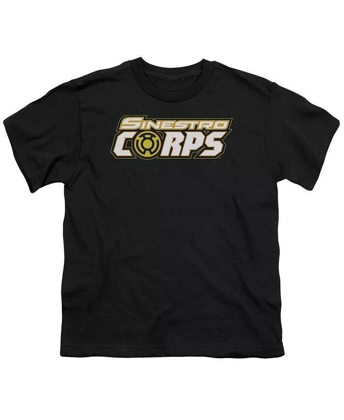 Футболка с коротким рукавом и логотипом Sinestro Corps для мальчиков Green Lantern, черный
Футболка с коротким рукавом и логотипом Sinestro Corps для мальчиков Green Lantern, черный