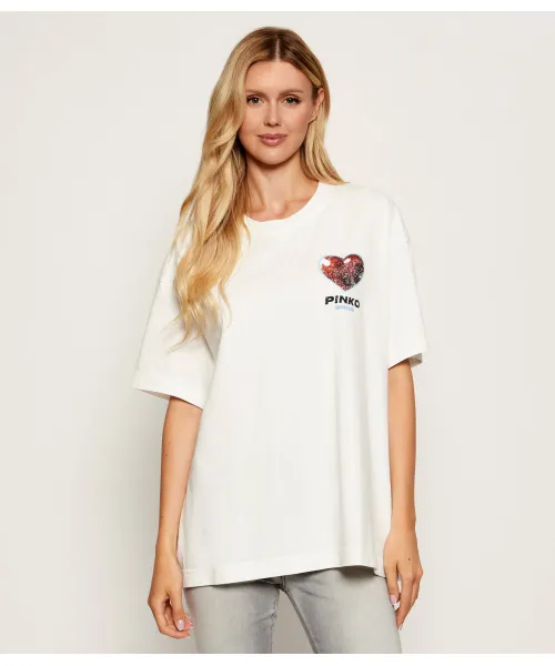 Футболка Loose fit Pinko, белый
Футболка Loose fit Pinko, белый