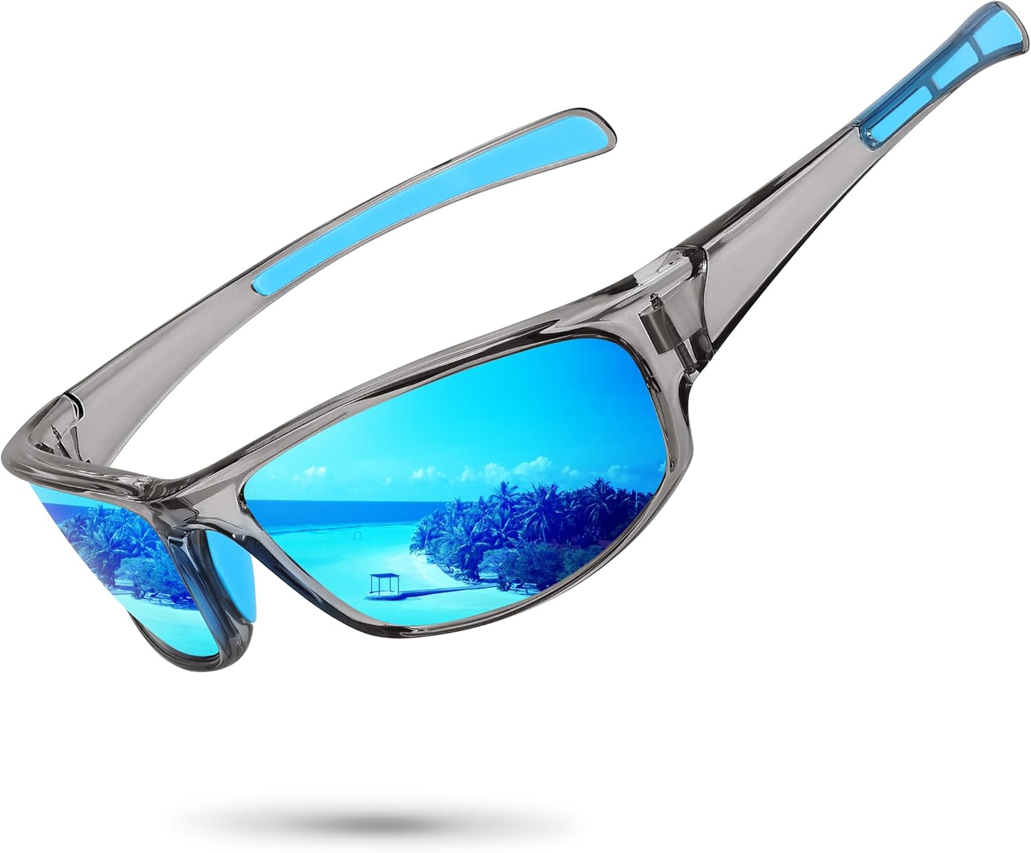 Спортивные поляризованные солнцезащитные очки для мужчин и женщин, обтекаемой формы, для рыбалки, велоспорта, вождения, бега, с защитой от УФ-излучения Ofwin, Clear Gray Frame/Blue Mirror Lens
Спортивные поляризованные солнцезащитные очки для мужчин и женщин, обтекаемой формы, для рыбалки, велоспорта, вождения, бега, с защитой от УФ-излучения Ofwin, Clear Gray Frame/Blue Mirror Lens