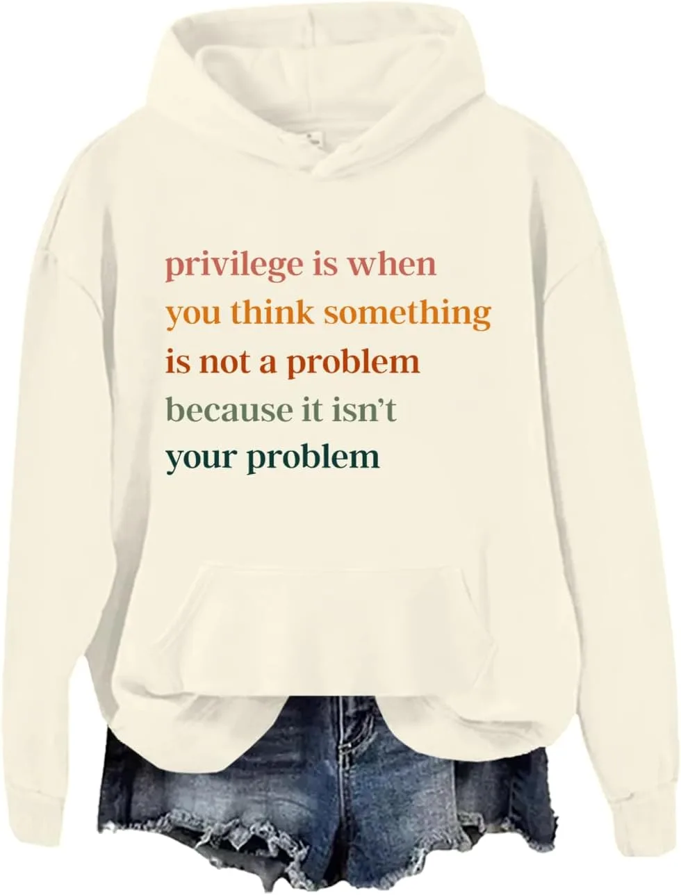 Толстовка Privilege с надписью "When You Think Something is Not A Problem Because It Isn't Your Problem" Phncal
Толстовка Privilege с надписью "When You Think Something is Not A Problem Because It Isn't Your Problem" Phncal