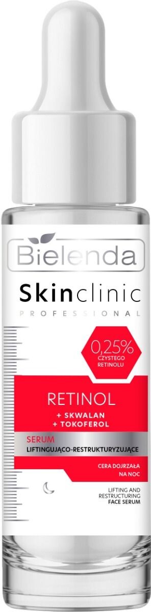 Сыворотка для лица Bielenda Skin Clinic Professional Retinol, 30 мл
Сыворотка для лица Bielenda Skin Clinic Professional Retinol, 30 мл