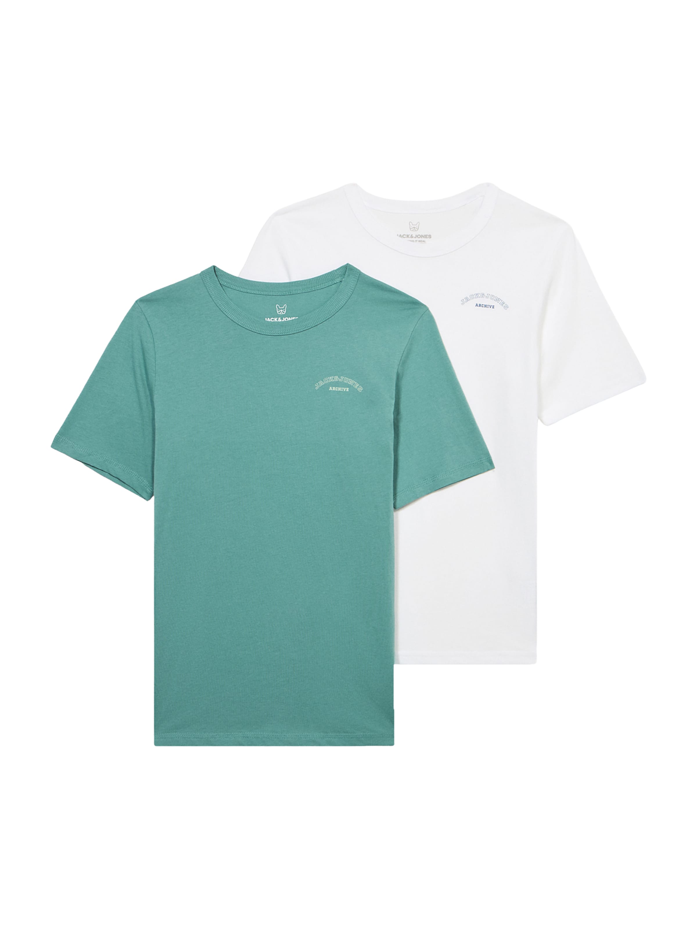 Jack & Jones Junior Футболка 'JJCOLLEGE' в цвете Emerald, White
Jack & Jones Junior Футболка 'JJCOLLEGE' в цвете Emerald, White