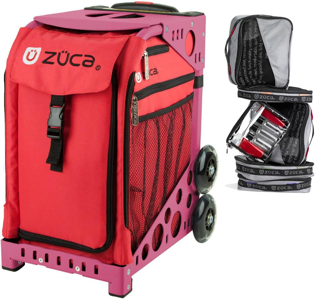 Спортивная сумка-вкладыш Zuca "Chili", розовая рама, мигающие колеса и набор с чехлом для флаера
Спортивная сумка-вкладыш Zuca "Chili", розовая рама, мигающие колеса и набор с чехлом для флаера