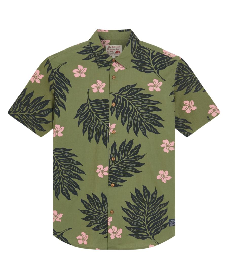 Мужская рубашка с коротким рукавом и растительным принтом Ben Sherman, Olive
Мужская рубашка с коротким рукавом и растительным принтом Ben Sherman, Olive