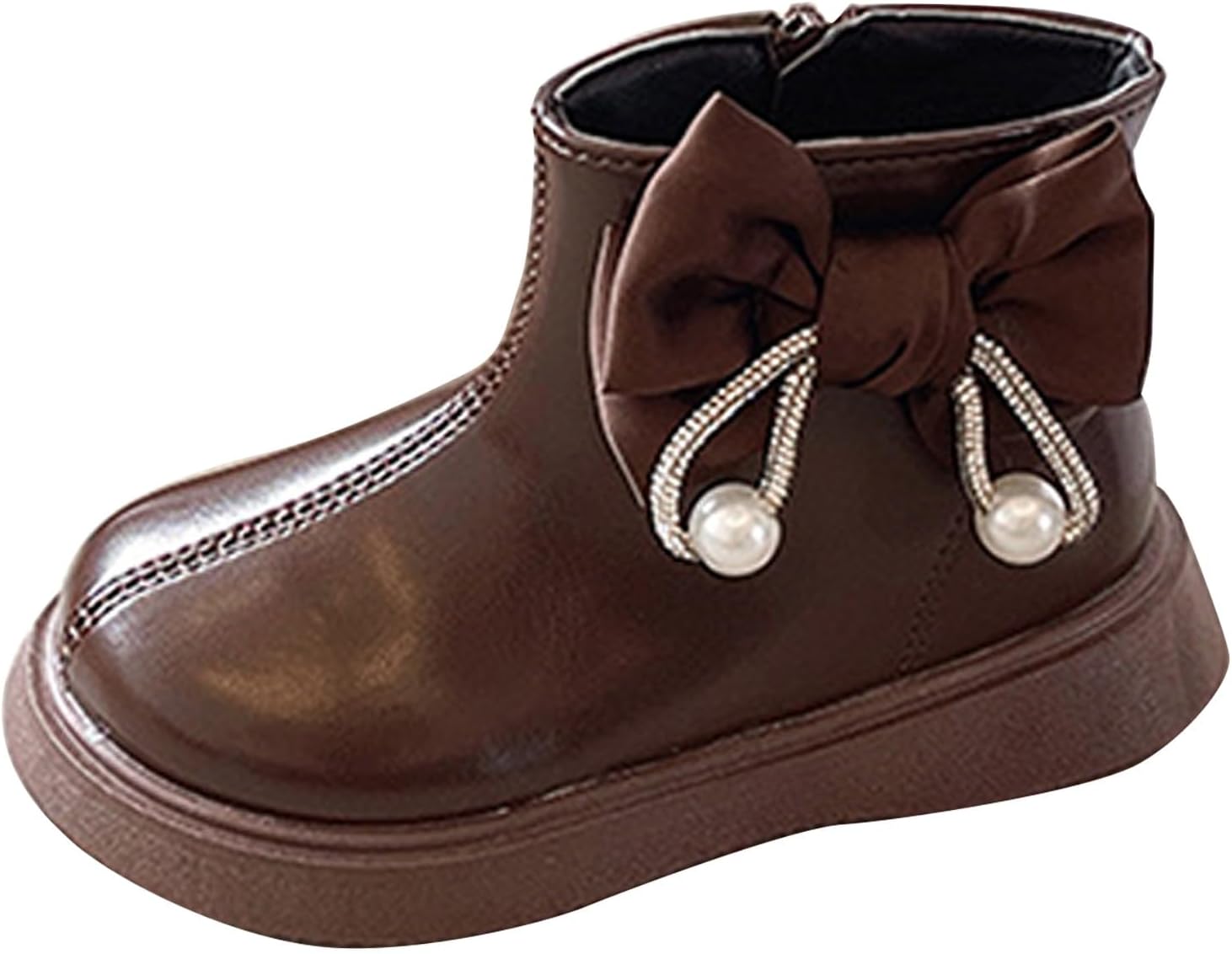 Детские ботинки для девочек Toddler Girl София, милые короткие ботильоны до щиколотки с бантом, боковой молнией, для платьев, однотонные зимние массивные детские туфли Generic, Brown
Детские ботинки для девочек Toddler Girl София, милые короткие ботильоны до щиколотки с бантом, боковой молнией, для платьев, однотонные зимние массивные детские туфли Generic, Brown