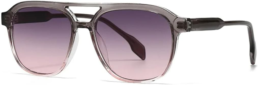 Модные мужские солнцезащитные очки с двойной перемычкой, роскошные женские солнцезащитные очки в стиле ретро с градиентным переходом цвета чая, защита от УФ-излучения UV400 SZVVBKK, C6 Gray Gray Purple
Модные мужские солнцезащитные очки с двойной перемычкой, роскошные женские солнцезащитные очки в стиле ретро с градиентным переходом цвета чая, защита от УФ-излучения UV400 SZVVBKK, C6 Gray Gray Purple