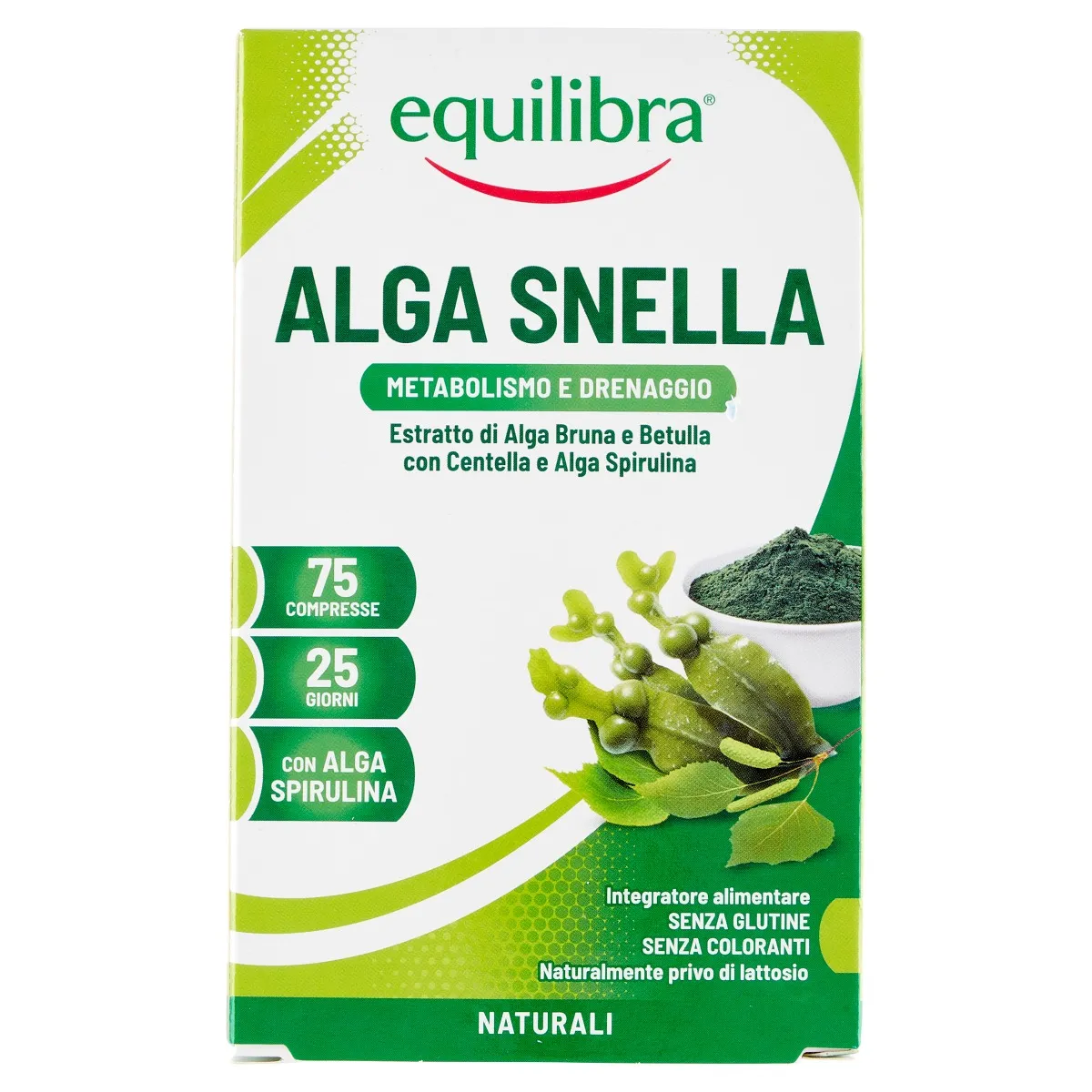 Equilibra Alga Snella 75 таблеток Дренаж и обмен веществ
Equilibra Alga Snella 75 таблеток Дренаж и обмен веществ