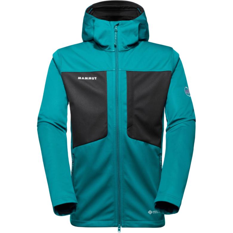 Куртка с капюшоном на молнии MAMMUT, сине-зеленый
Куртка с капюшоном на молнии MAMMUT, сине-зеленый