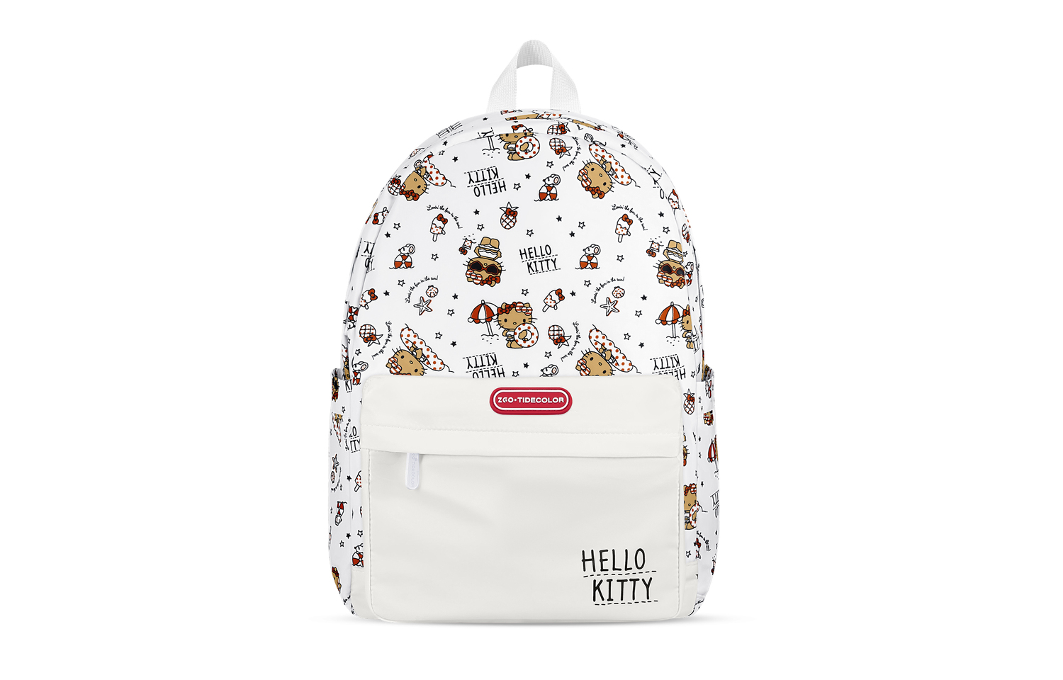 Sanrio Полиэстеровый рюкзак средний женский белый, Hellokitty-Black Leather Print-White
Sanrio Полиэстеровый рюкзак средний женский белый, Hellokitty-Black Leather Print-White