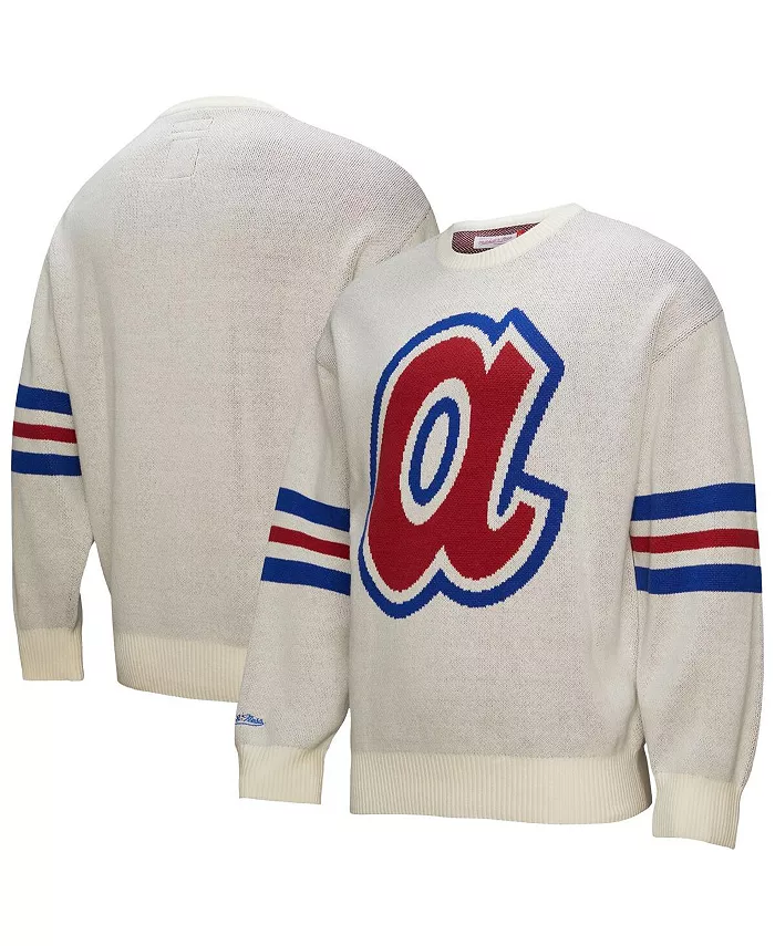 Мужской кремовый ретро-свитшот Atlanta Braves Mitchell & Ness
Мужской кремовый ретро-свитшот Atlanta Braves Mitchell & Ness