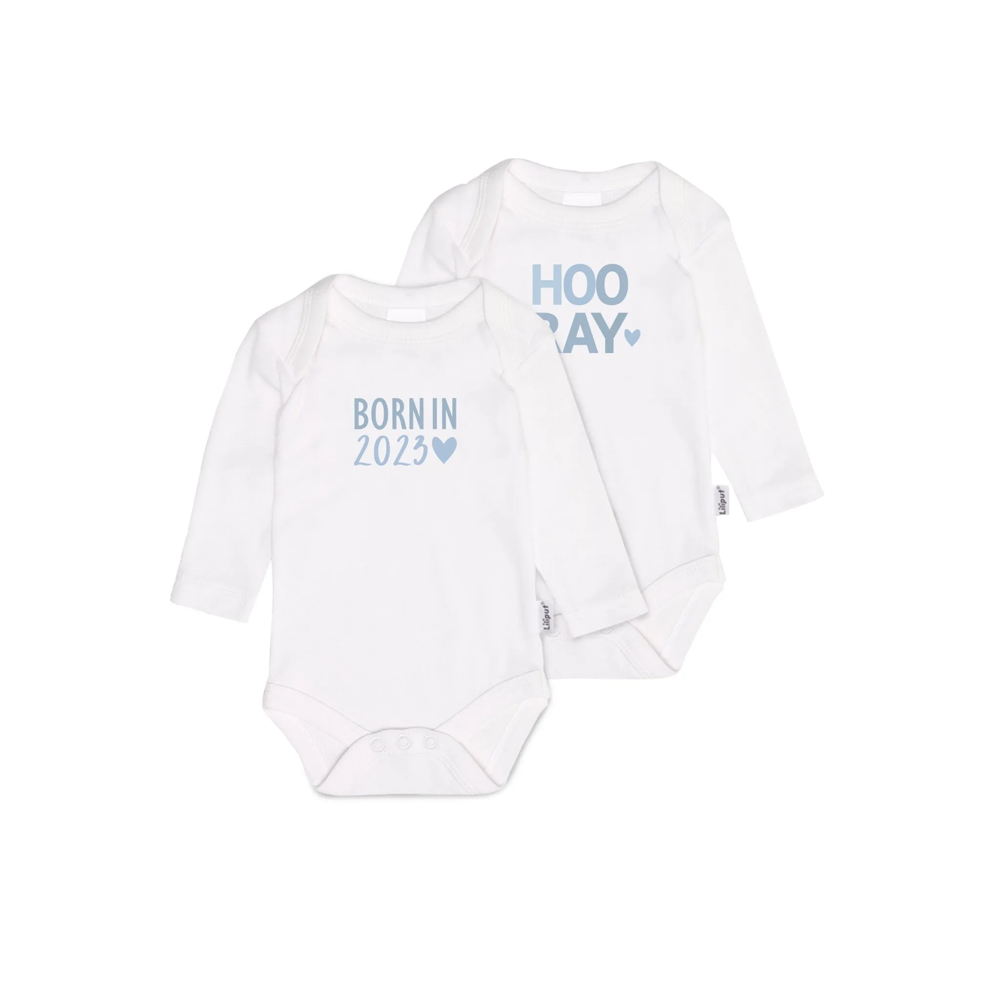 Liliput Body "родившийся в 2023 году", упаковка из 2 штук с милым принтом, белый
Liliput Body "родившийся в 2023 году", упаковка из 2 штук с милым принтом, белый
