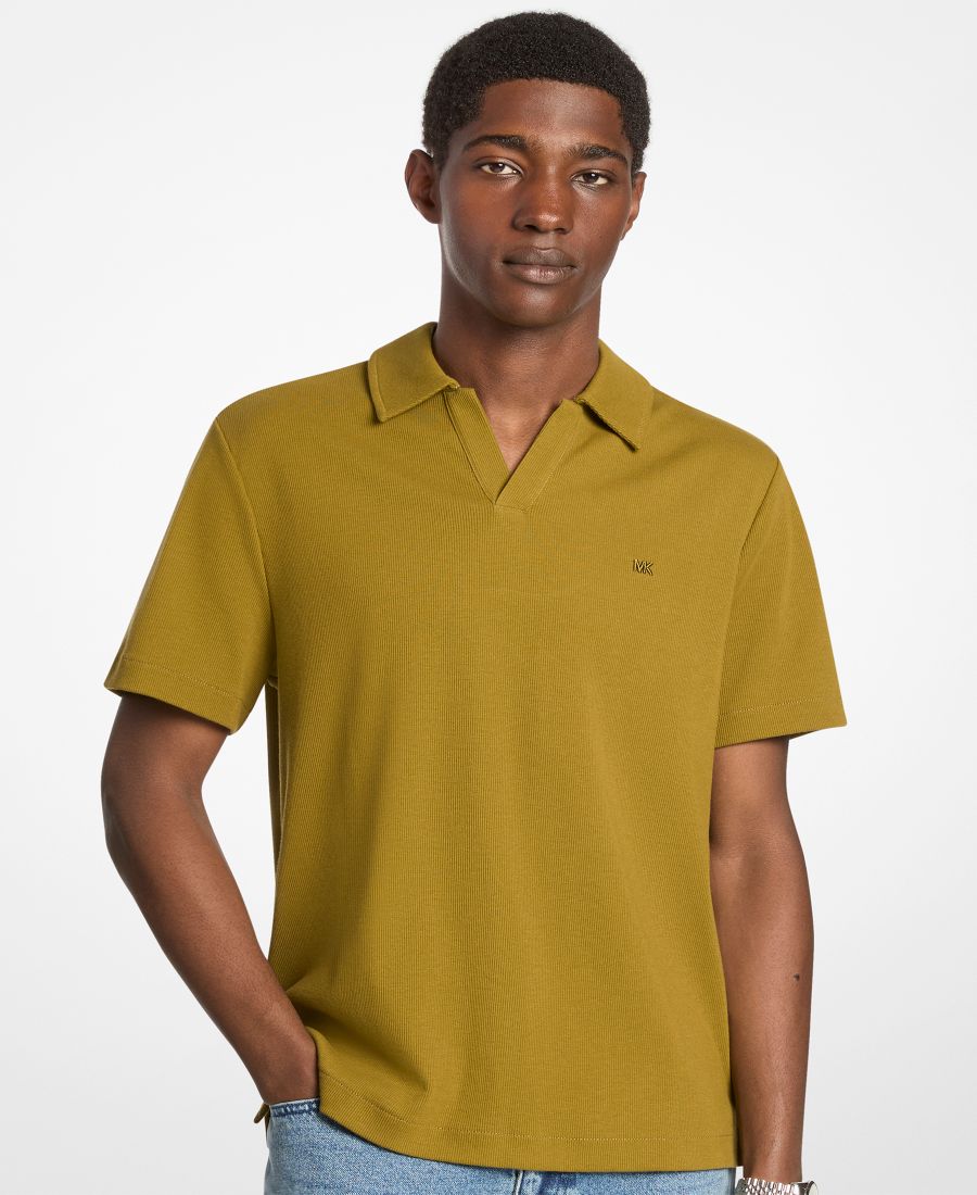 Мужская футболка с воротником-стойкой из плотной ребристой ткани Michael Kors, Pistachio
Мужская футболка с воротником-стойкой из плотной ребристой ткани Michael Kors, Pistachio