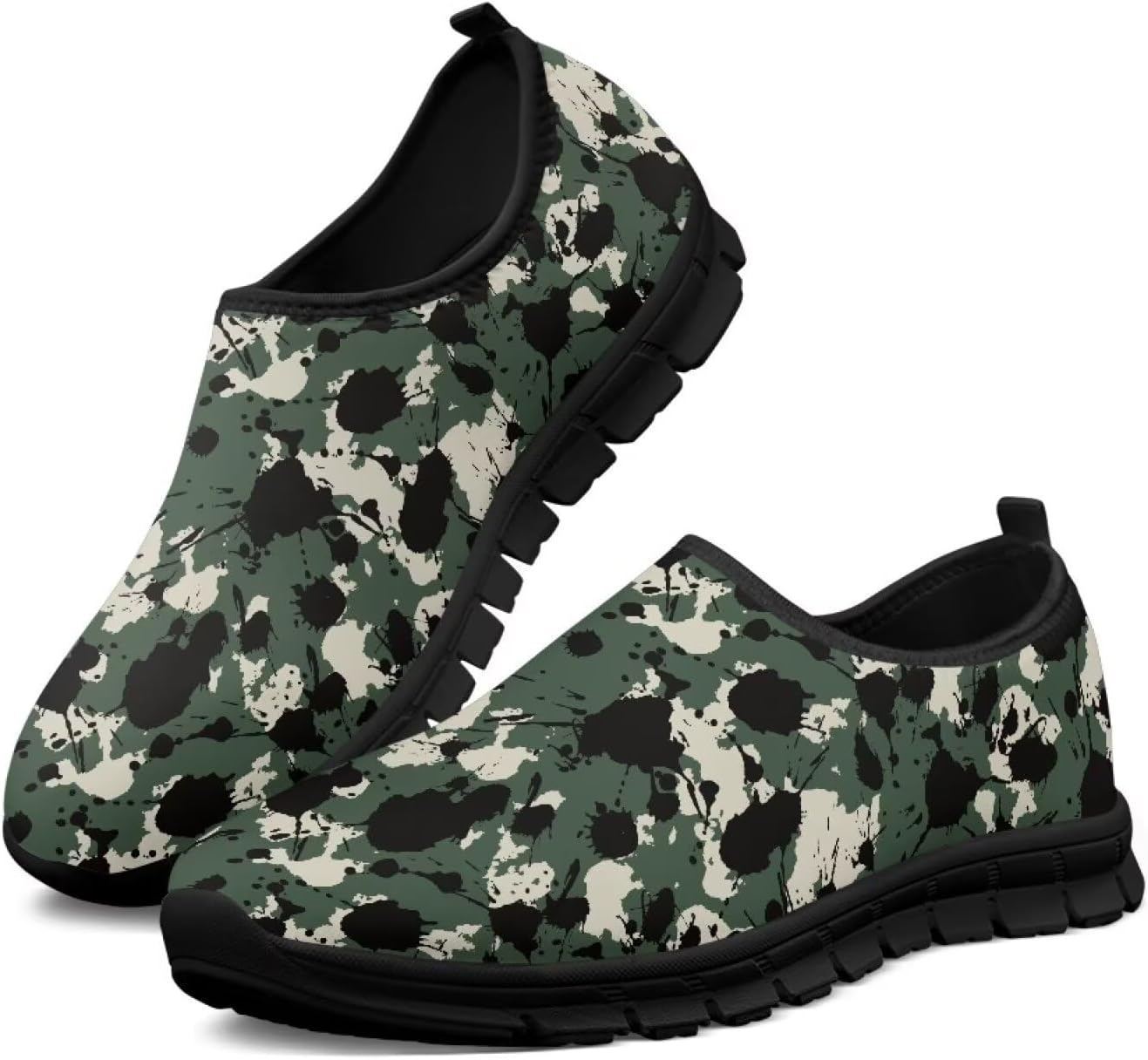 Мужские повседневные слипоны, плоские лоферы, камуфляжные спортивные кроссовки, противоскользящие, удобные, низкие, для бега на улице Qoiuvncy, зеленый
Мужские повседневные слипоны, плоские лоферы, камуфляжные спортивные кроссовки, противоскользящие, удобные, низкие, для бега на улице Qoiuvncy, зеленый