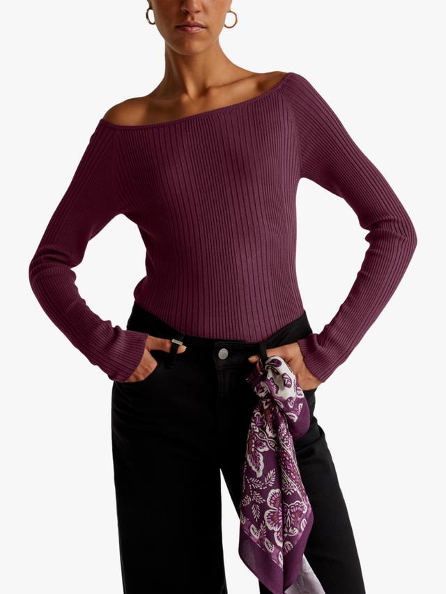 Джемпер с лодочкой Benetton, Violet
Джемпер с лодочкой Benetton, Violet