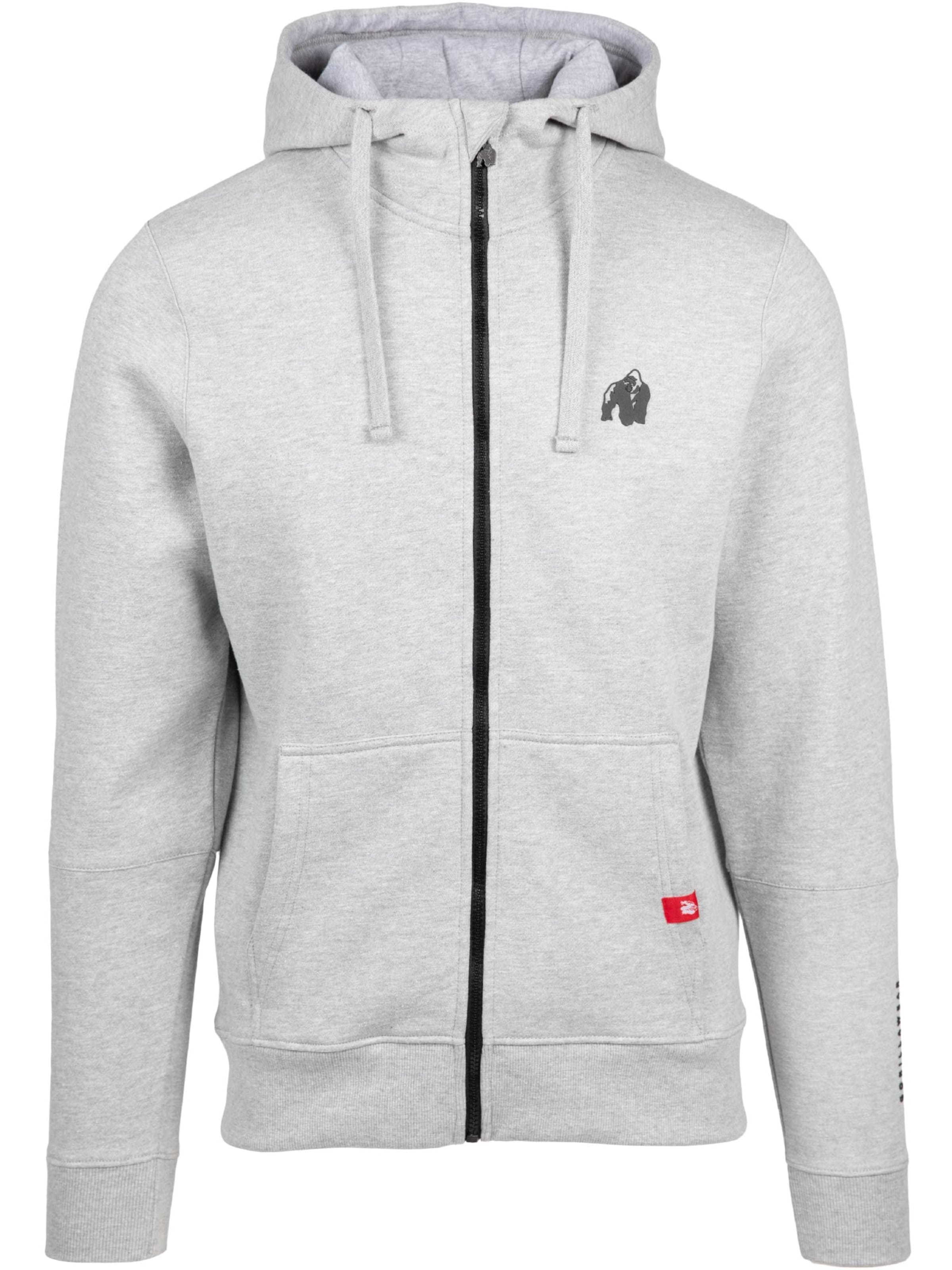 Gorilla Wear Толстовка с молнией 'Leon' в сером цвете
Gorilla Wear Толстовка с молнией 'Leon' в сером цвете