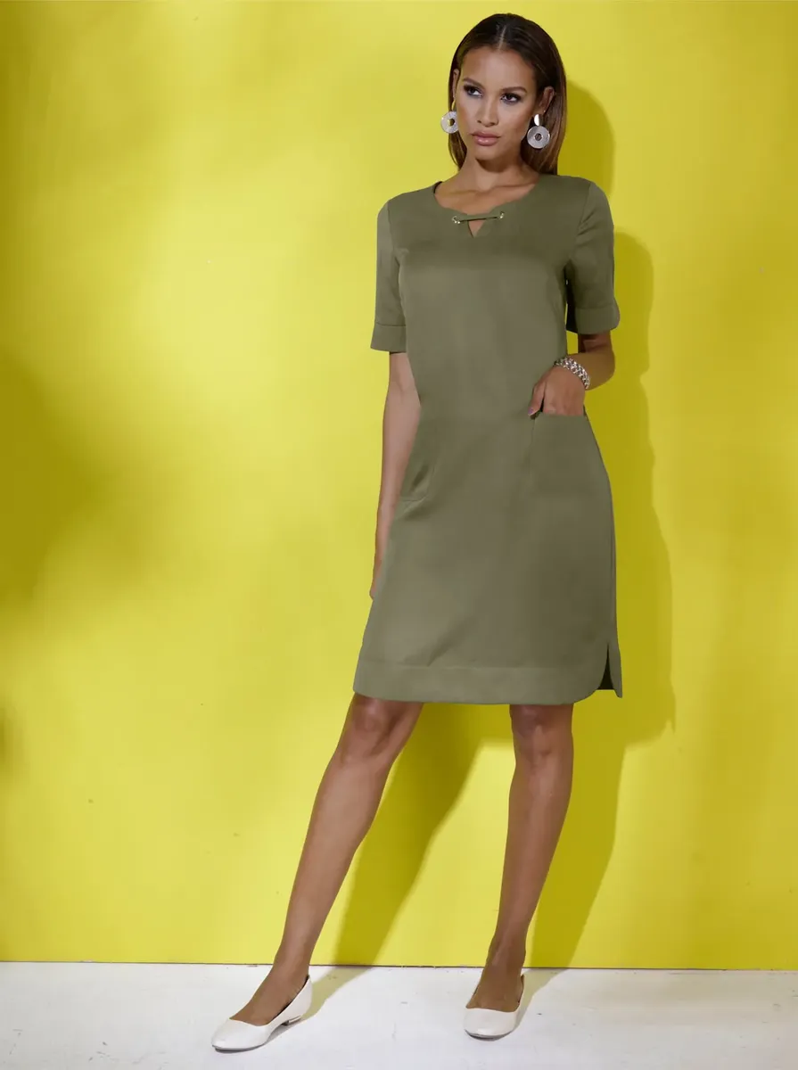 Creation L платье-футляр "платье", оливковый
Creation L платье-футляр "платье", оливковый