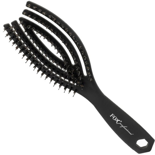 Расческа для распутывания волос с натуральной щетиной кабана Nylon Boar Black Matt Fox, Flex Brush
Расческа для распутывания волос с натуральной щетиной кабана Nylon Boar Black Matt Fox, Flex Brush