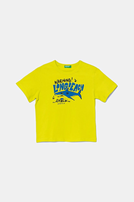 Детская хлопковая футболка United Colors Of Benetton, зеленый
Детская хлопковая футболка United Colors Of Benetton, зеленый