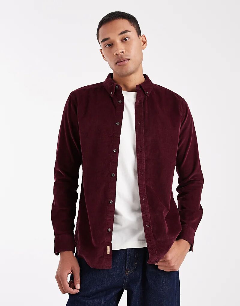 Вельветовая рубашка ONLY & SONS бордового цвета
Вельветовая рубашка ONLY & SONS бордового цвета