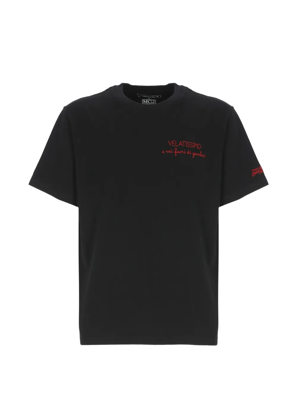 Футболка с вышивкой и круглым вырезом Mc2 Saint Barth, черный
Футболка с вышивкой и круглым вырезом Mc2 Saint Barth, черный