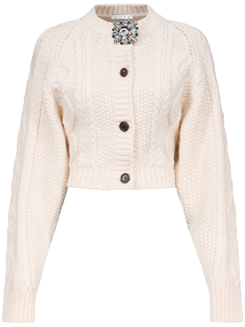 Кардиган с брошью AREA, нейтральный
Кардиган с брошью AREA, нейтральный