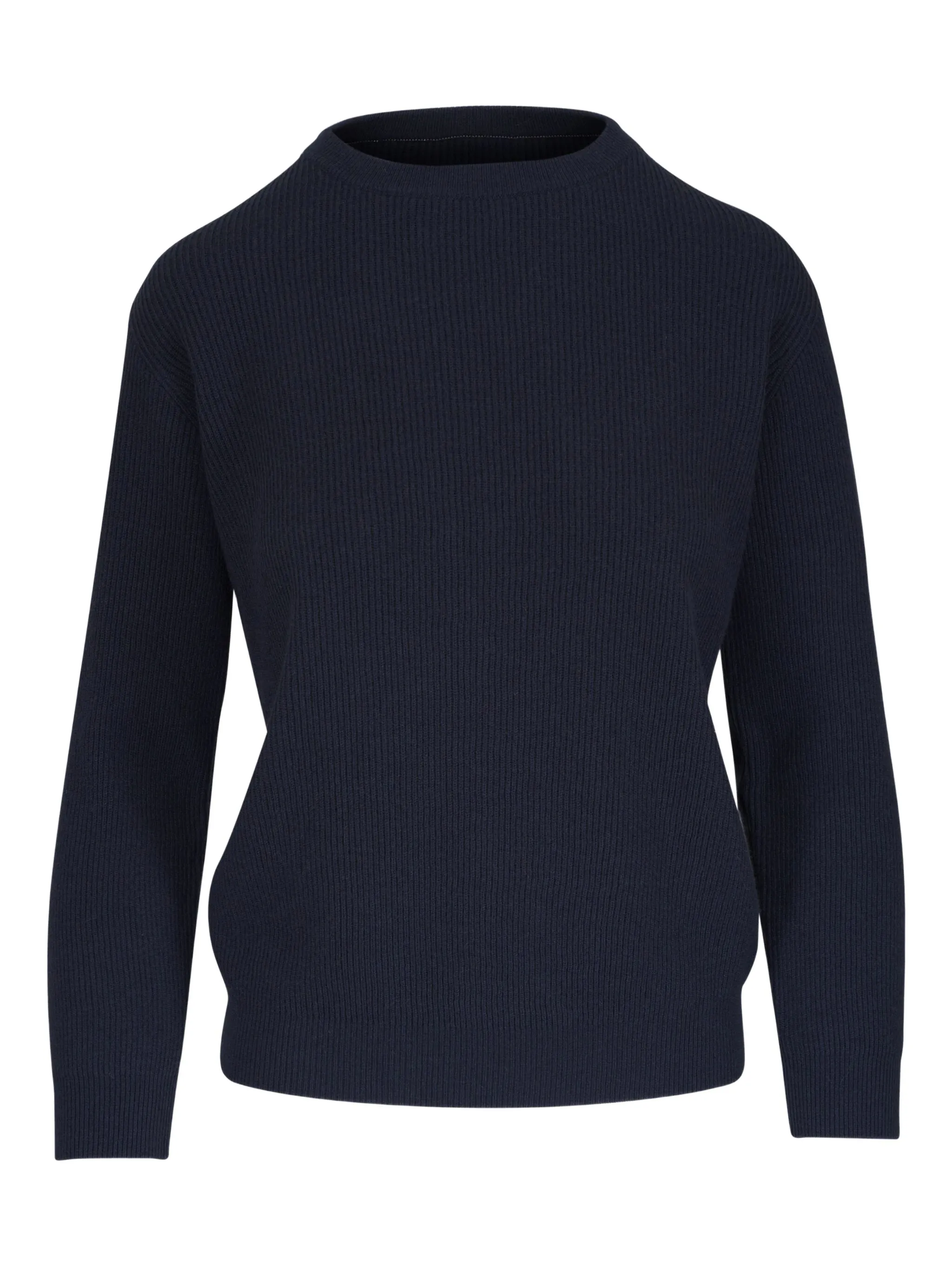 Кашемировый джемпер в рубчик Brunello Cucinelli, синий
Кашемировый джемпер в рубчик Brunello Cucinelli, синий