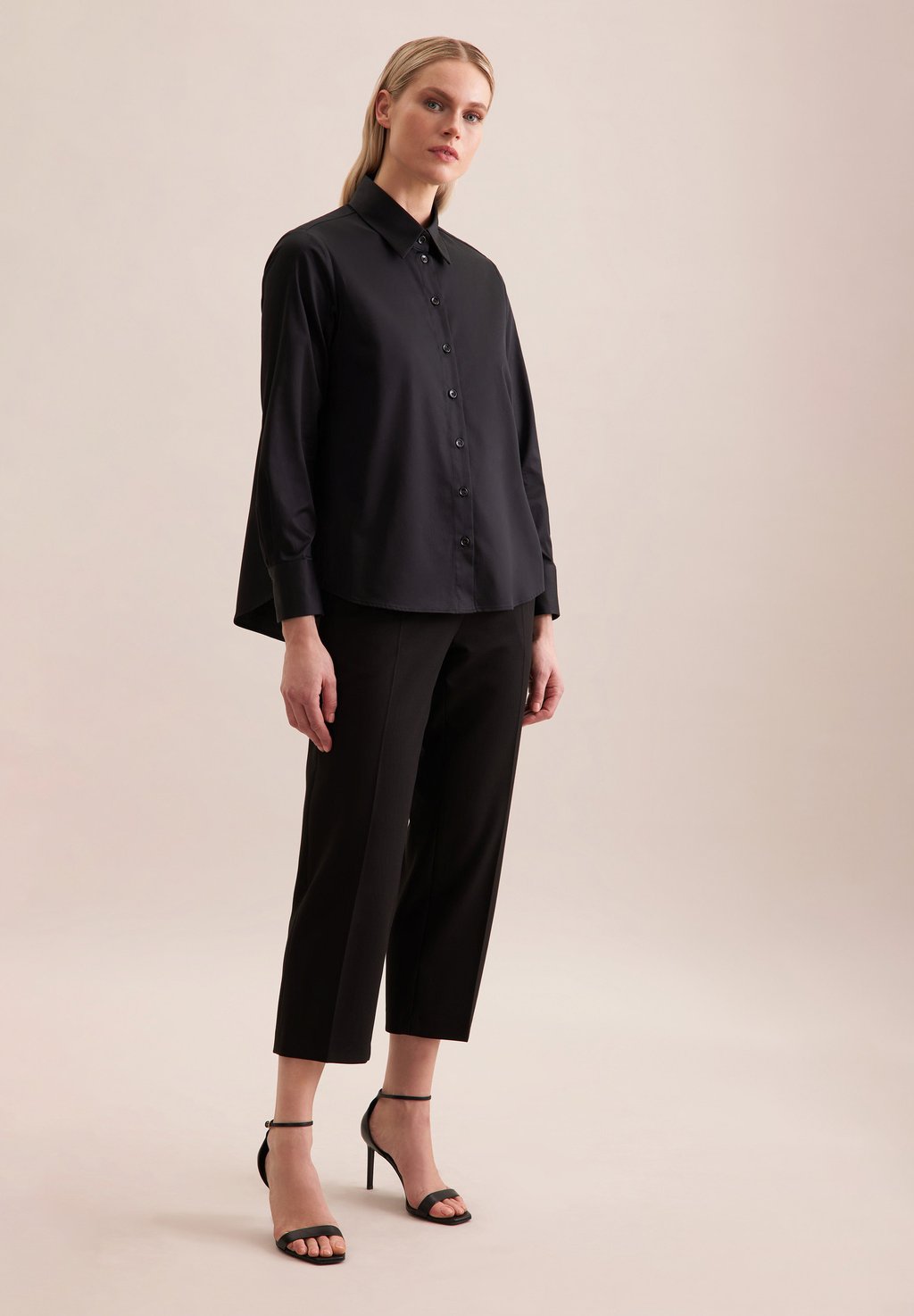 Блузка на пуговицах Seidensticker, черный
Блузка на пуговицах Seidensticker, черный