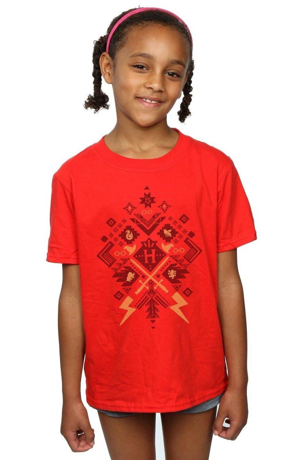 Хлопковая футболка Christmas Fair Isle Harry Potter, красный
Хлопковая футболка Christmas Fair Isle Harry Potter, красный