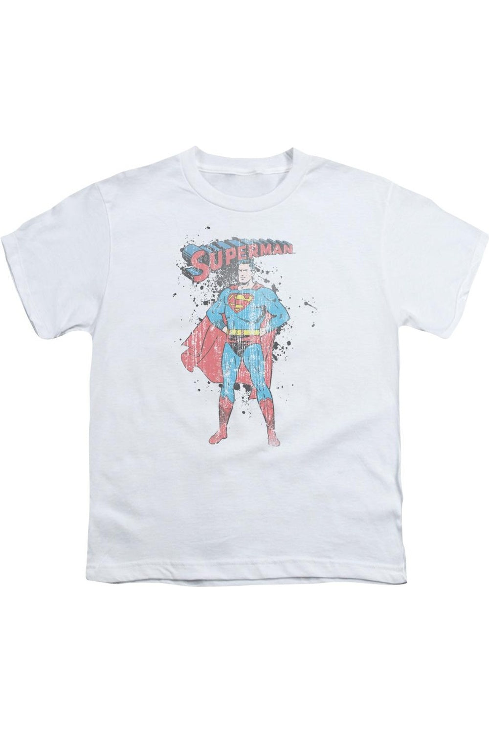 Футболка с принтом "Супермен" в стиле винтаж с эффектом брызг чернил для детей Gildan
Футболка с принтом "Супермен" в стиле винтаж с эффектом брызг чернил для детей Gildan