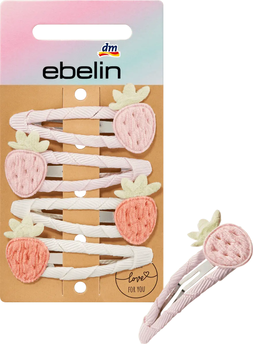 Заколки для волос клубника 4 шт. ebelin
Заколки для волос клубника 4 шт. ebelin