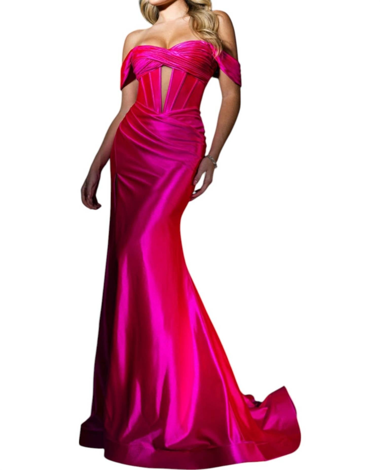 Платье Sweetheart с открытыми плечами для выпускного в ярко-розовом цвете RACHEL ALLAN
Платье Sweetheart с открытыми плечами для выпускного в ярко-розовом цвете RACHEL ALLAN