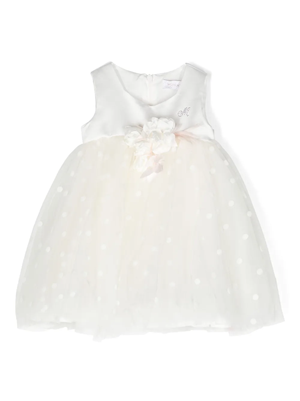 Расклешенное платье из тюля Monnalisa, белый
Расклешенное платье из тюля Monnalisa, белый