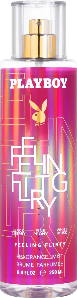 Спрей для тела Feeling Flirty Körperspray 250 мл Playboy
Спрей для тела Feeling Flirty Körperspray 250 мл Playboy