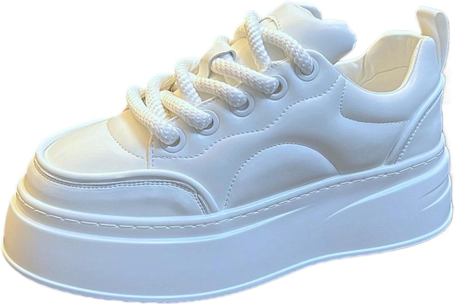 Мужские кроссовки на платформе для повседневной ходьбы с амортизацией, модные белые спортивные туфли с шнуровкой и низким верхом Azttoztto
Мужские кроссовки на платформе для повседневной ходьбы с амортизацией, модные белые спортивные туфли с шнуровкой и низким верхом Azttoztto