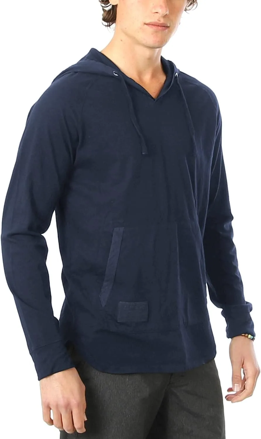 ZIMEGO мужская худи с длинным рукавом, окрашенная в процессе пошива
ZIMEGO мужская худи с длинным рукавом, окрашенная в процессе пошива