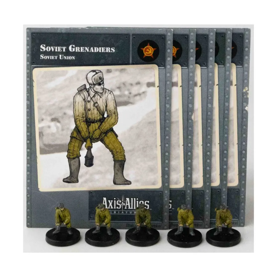 Советские гренадеры (С) x5, Axis & Allies - Collectible Miniatures Game - Contested Skies Singles
Советские гренадеры (С) x5, Axis & Allies - Collectible Miniatures Game - Contested Skies Singles