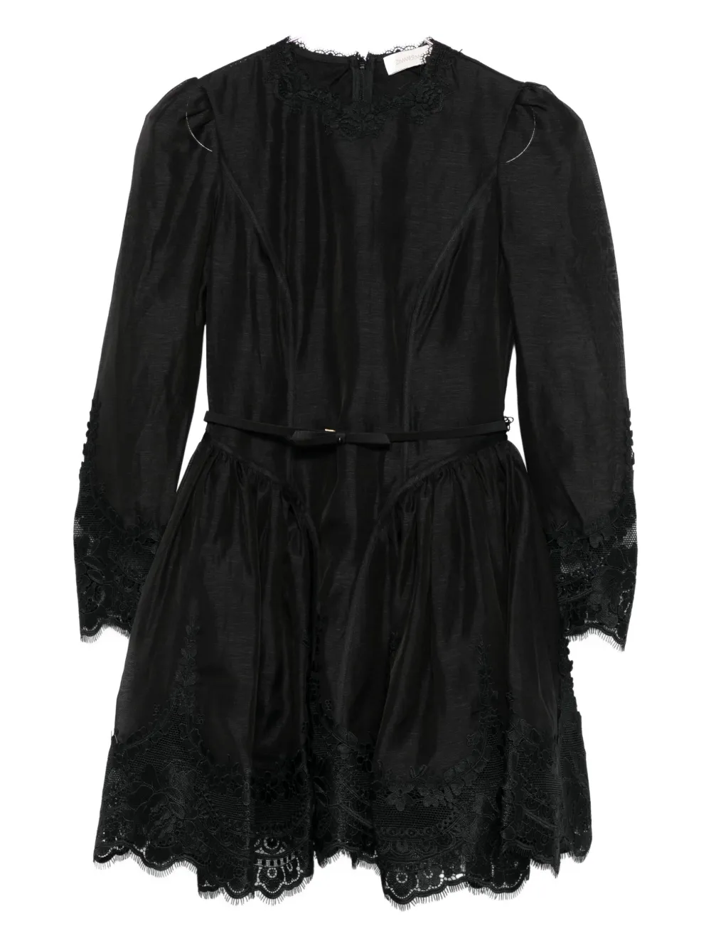 Мини-платье с кружевной отделкой ZIMMERMANN, черный
Мини-платье с кружевной отделкой ZIMMERMANN, черный