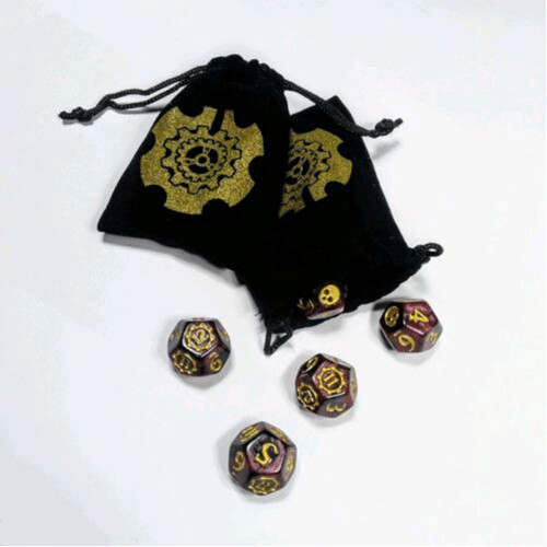 Игровые кубики Vulcania Rpg: Steambag
Игровые кубики Vulcania Rpg: Steambag