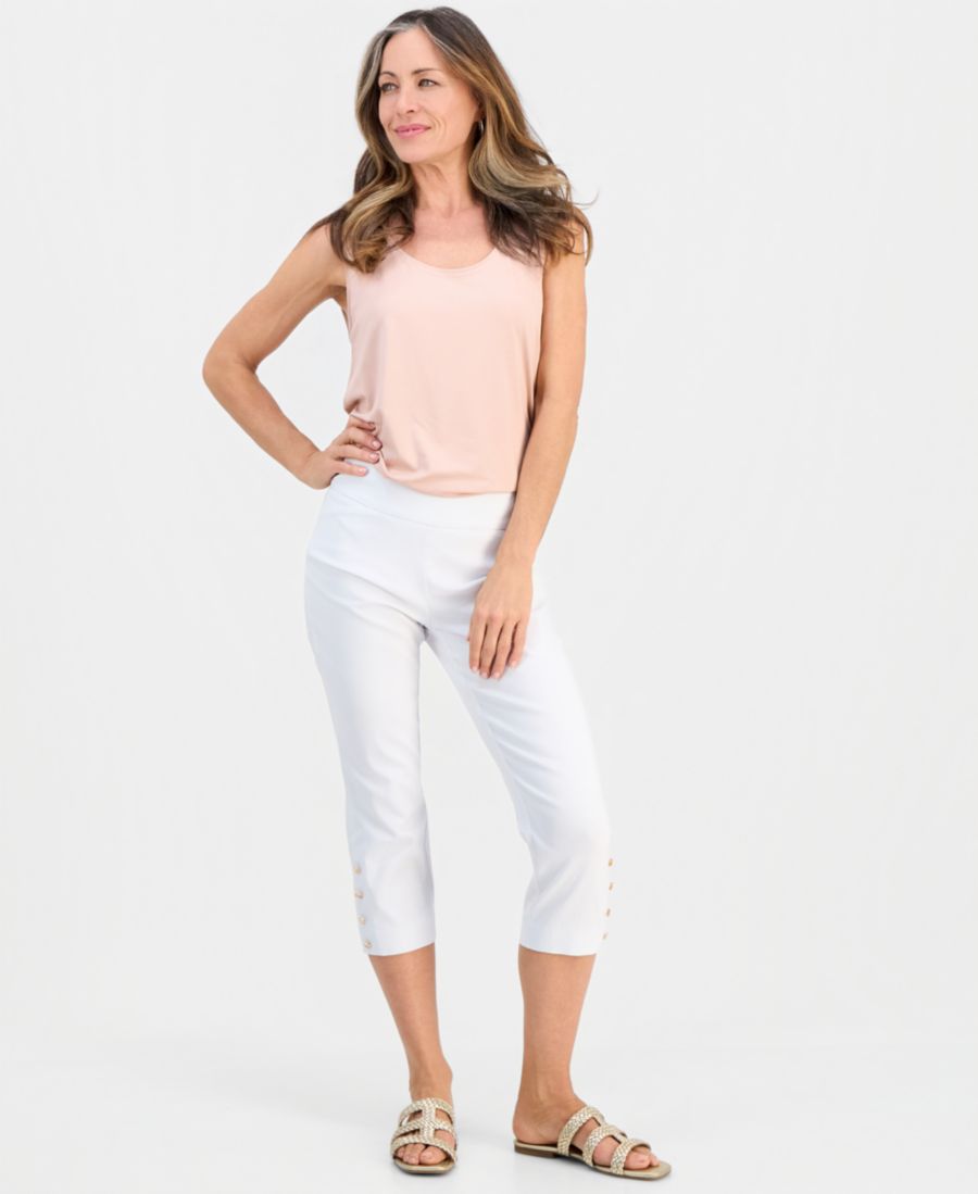 Укороченные брюки-капри JM Collection, White
Укороченные брюки-капри JM Collection, White