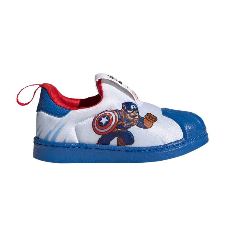 Кроссовки Adidas Marvel x Superstar 360 Infant, белый
Кроссовки Adidas Marvel x Superstar 360 Infant, белый