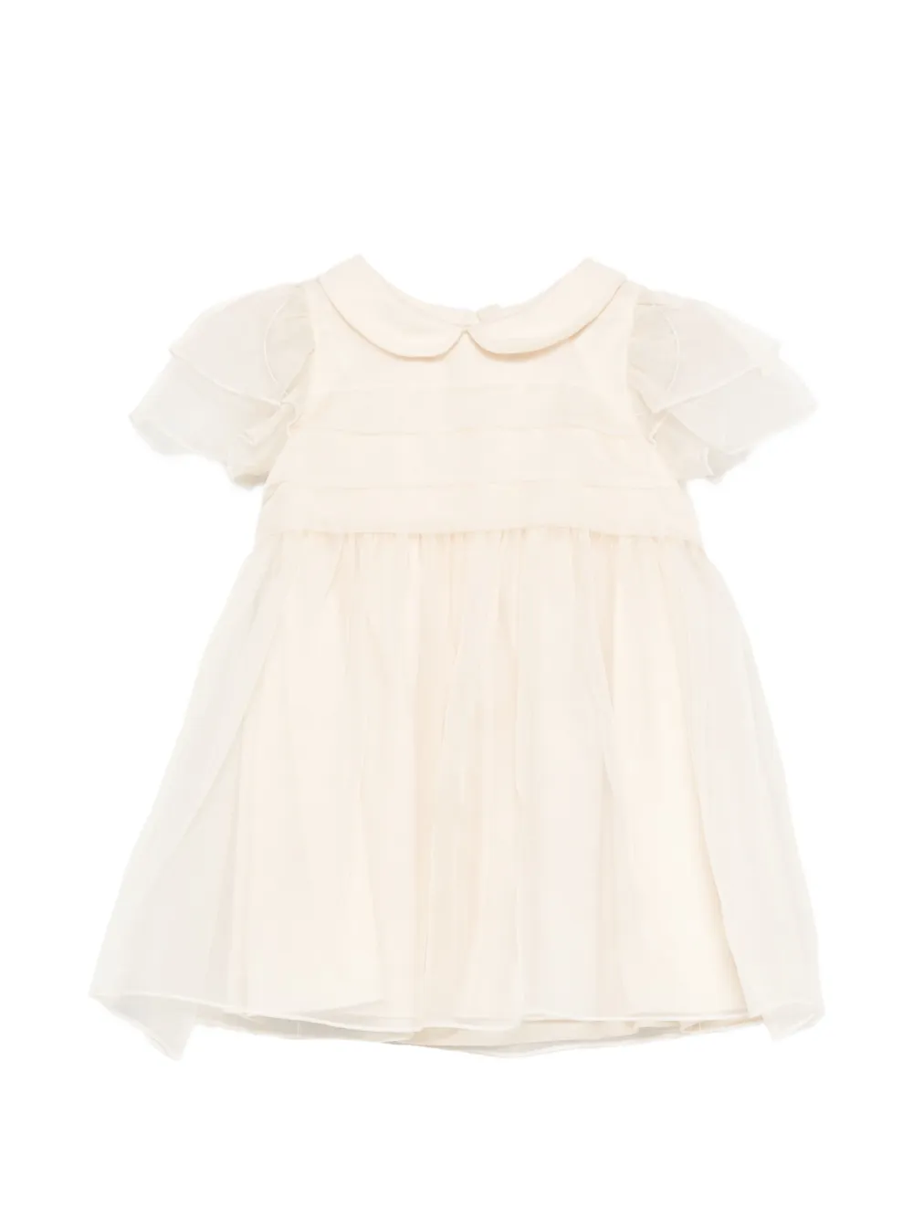 Платье с оборками и воротником Emporio Armani Kids, бежевый
Платье с оборками и воротником Emporio Armani Kids, бежевый