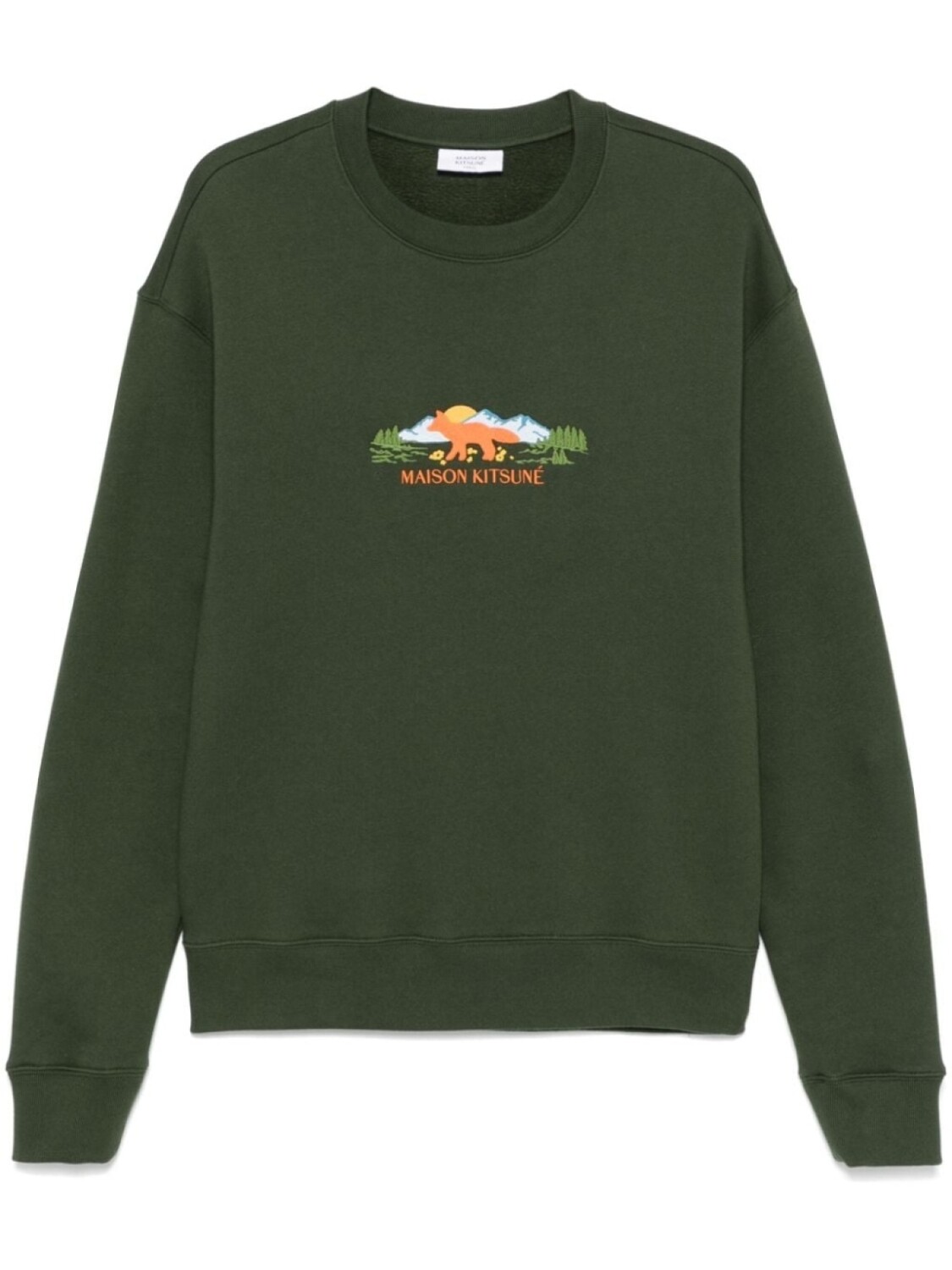 Maison Kitsuné толстовка Outdoor Profile Fox, зеленый
Maison Kitsuné толстовка Outdoor Profile Fox, зеленый