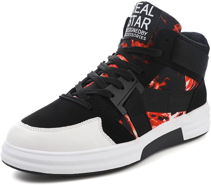 Мужские кроссовки Tazimall с круглым носком и высокой пяткой, повседневные, на шнуровке, для скейтборда, красный
Мужские кроссовки Tazimall с круглым носком и высокой пяткой, повседневные, на шнуровке, для скейтборда, красный