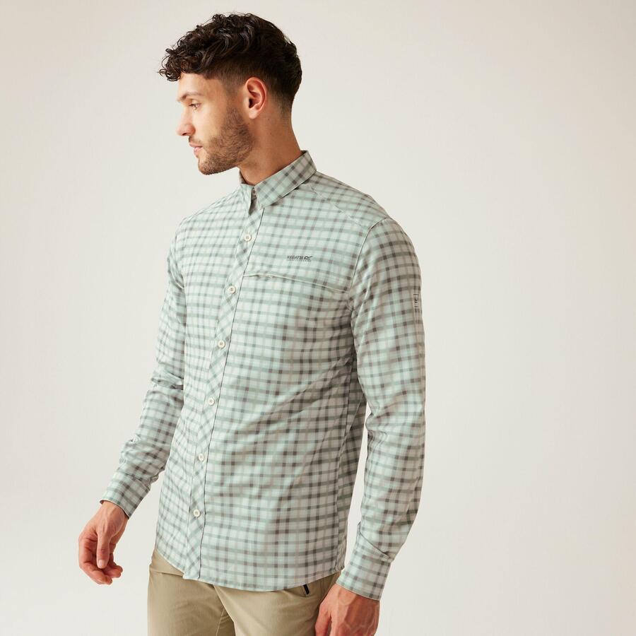 REGATTA Мужская походная рубашка с длинным рукавом — идеально подходит для активного отдыха.
REGATTA Мужская походная рубашка с длинным рукавом — идеально подходит для активного отдыха.